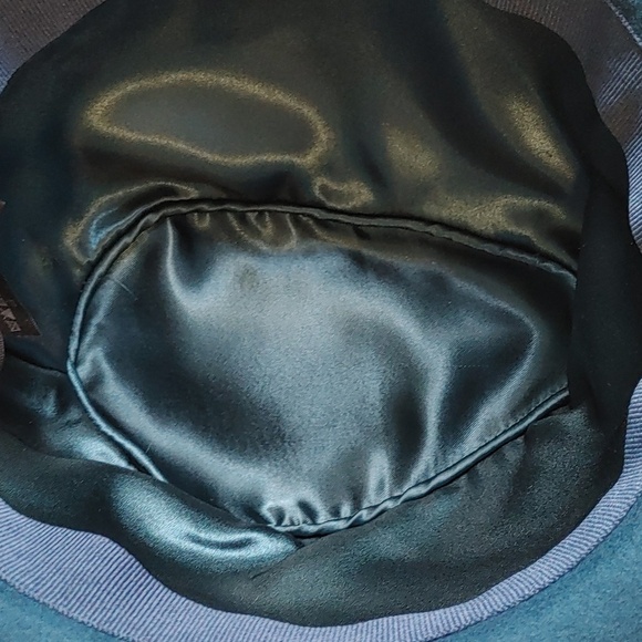 🌻Sandra Augelozzi Blue Wool Fedora - Picture 9 of 13